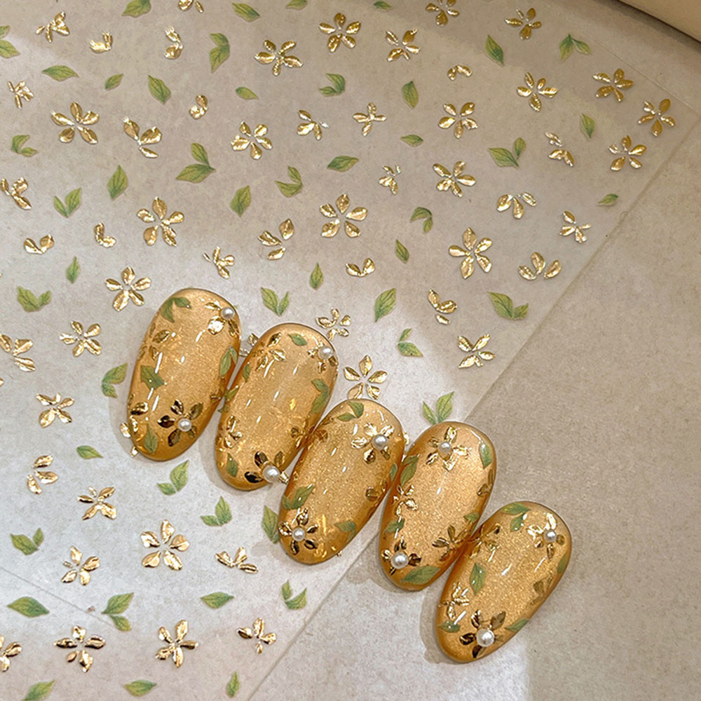 Nail Art Zelda - Autocollant pour ongles en feuille d'or,