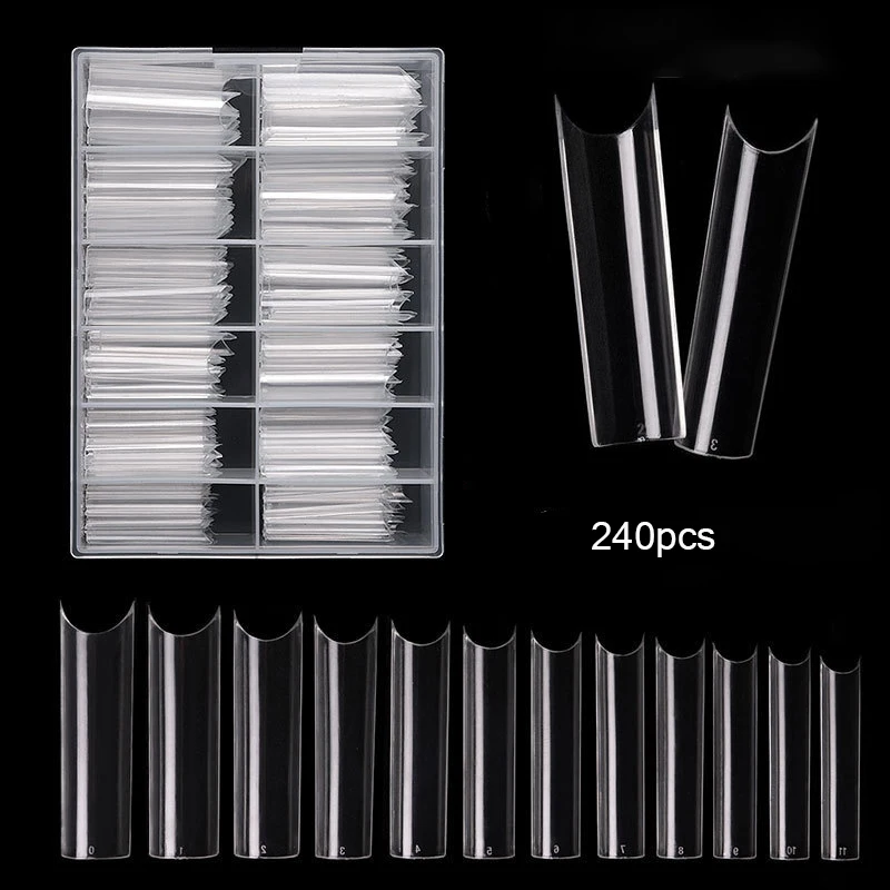 Nail Art Xxl - Faux ongles extra droits média, 240