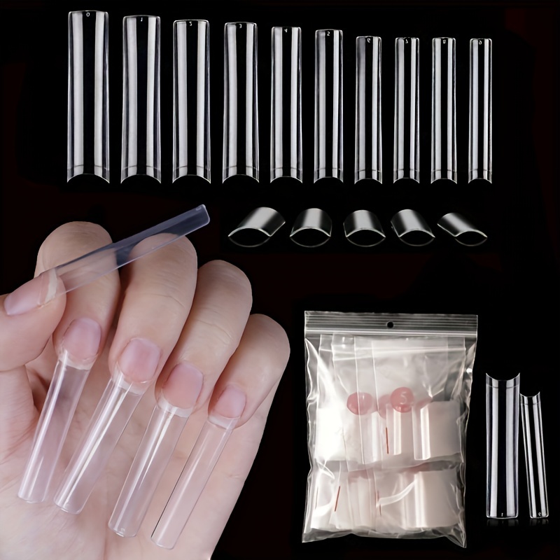 Nail Art Xxl - 500 pièces XXL No C courbe