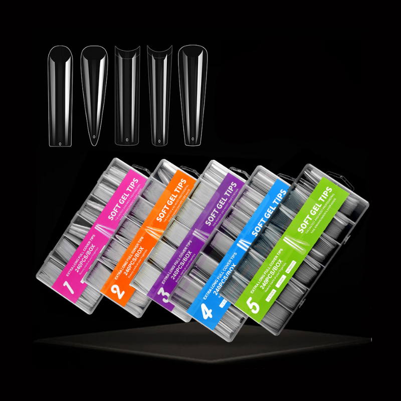 Nail Art Xxl - 240 pièces XXL faux ongles Super