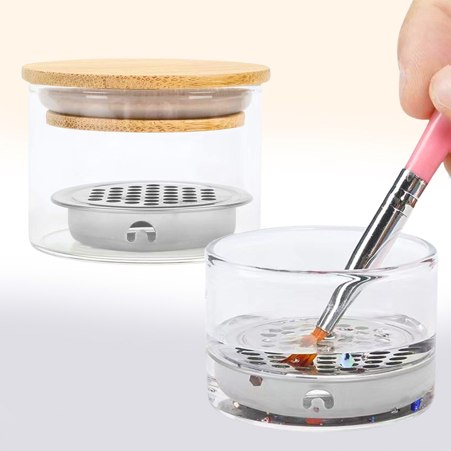 Nail Fan Brush - Gobelet de lavage pour pinceaux de