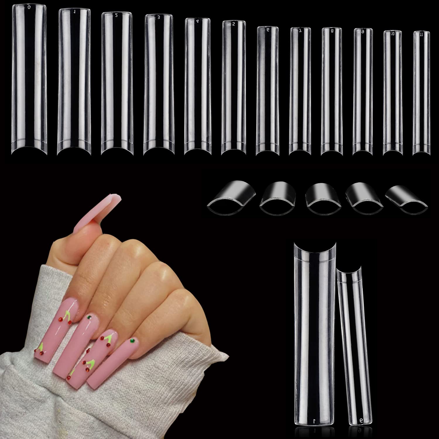 100 pièces/boîte XXL pointes d - Nail Art Xxl avis et prix
