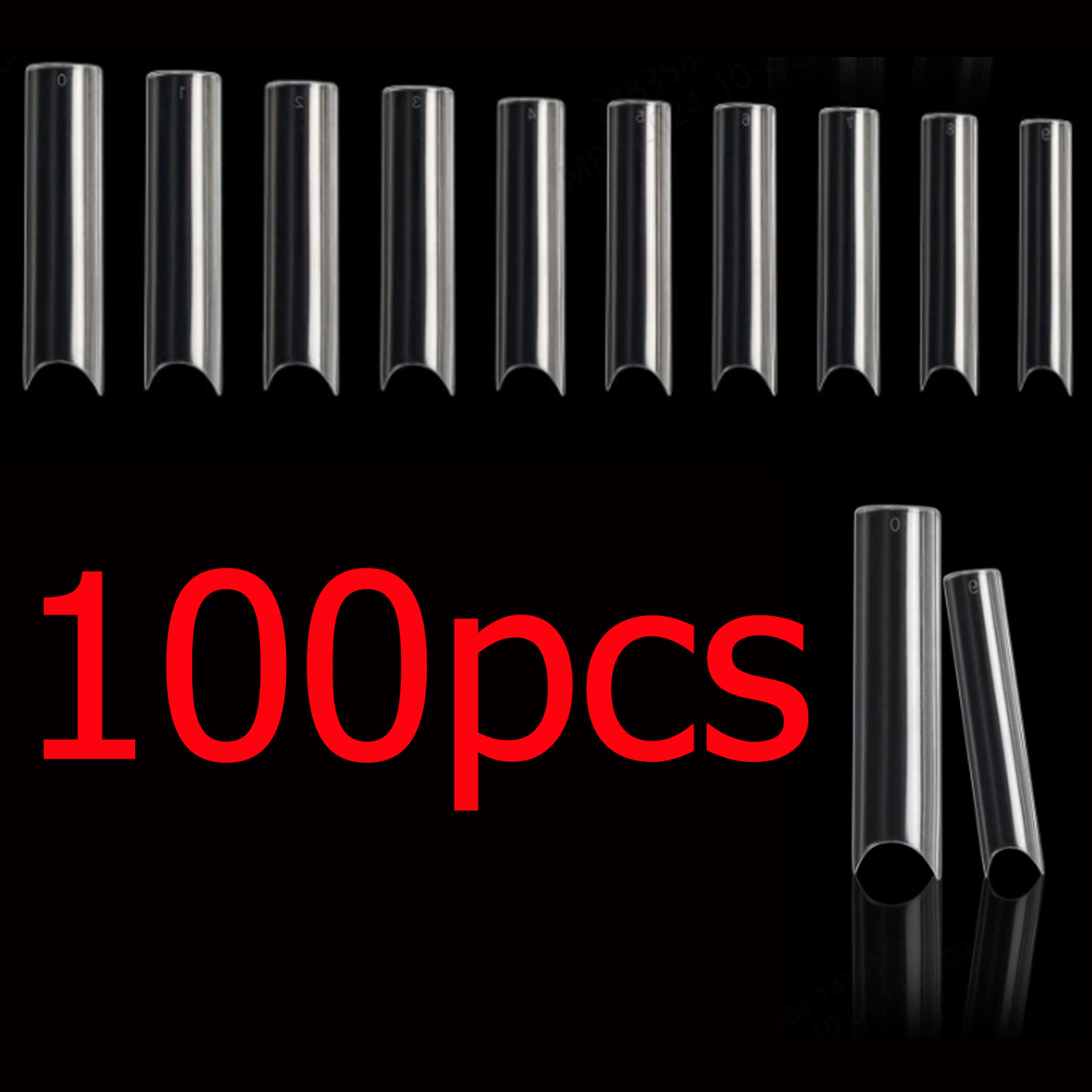 100 pièces/boîte XXL pointes d - Nail Art Xxl avis et prix