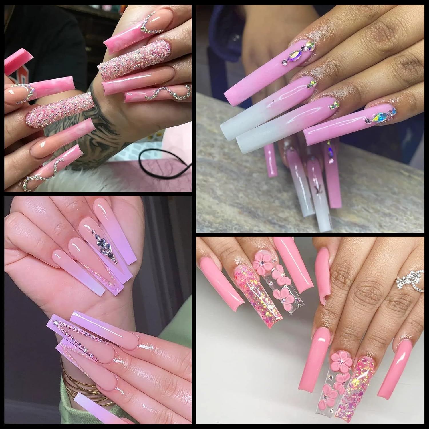 100 pièces/boîte XXL pointes d - Nail Art Xxl avis et prix