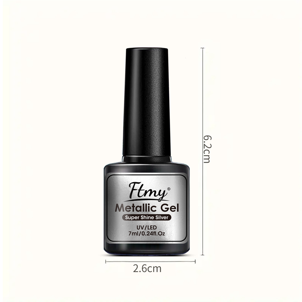 Gel métallique argenté pour Na - Nail Art Oval avis et prix