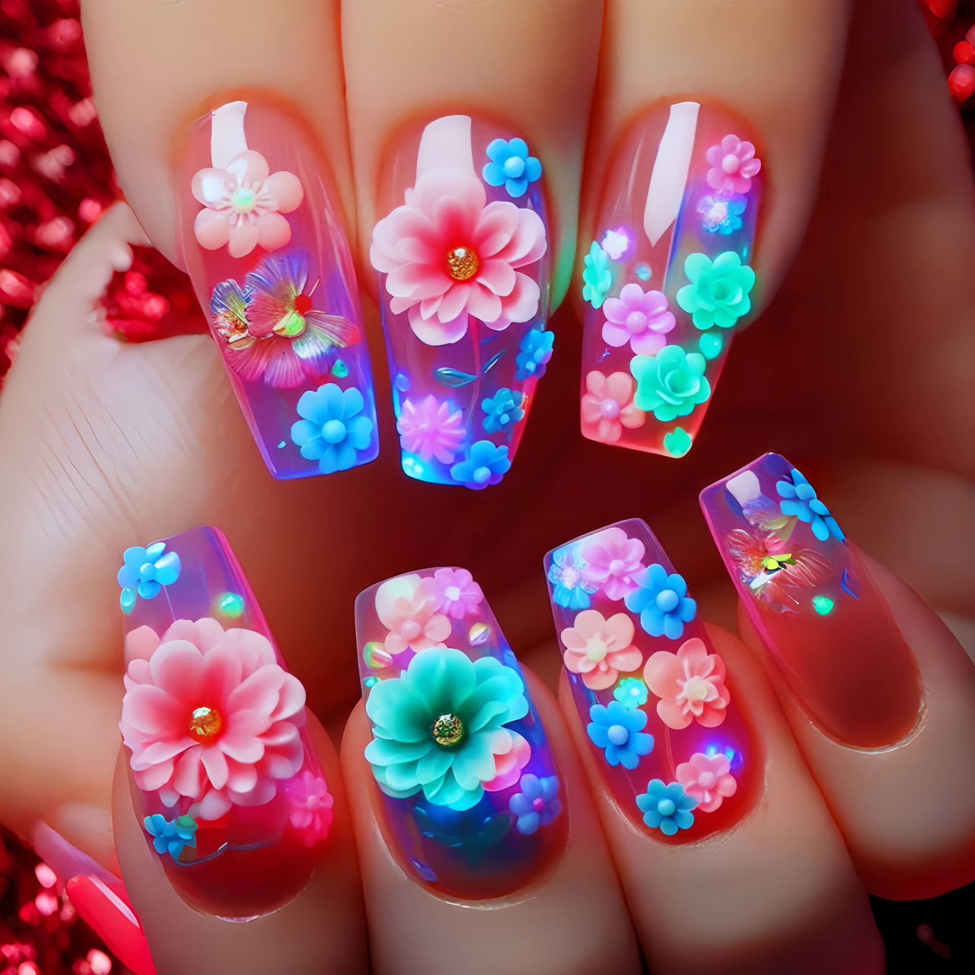 Faux ongles courts mi-longs po - Nail Art Wedding avis et prix