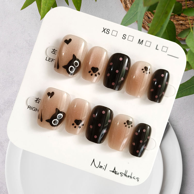 10 pièces de faux ongles à pre - Nail Art Motif avis et prix