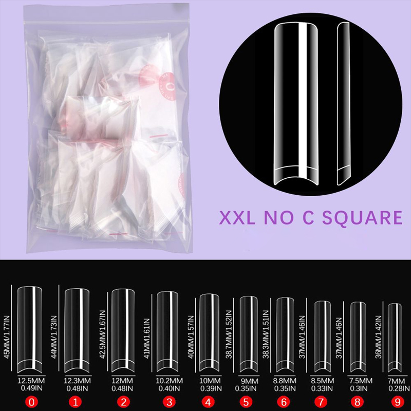 500 pièces XXL No C courbe ong - Nail Art Xxl avis et prix