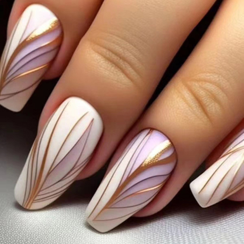 24 faux ongles courts de type  - Nail Art Motif avis et prix