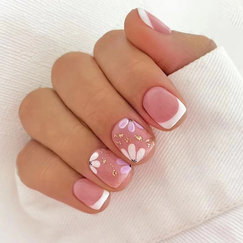 24 faux ongles courts de type  - Nail Art Motif avis et prix