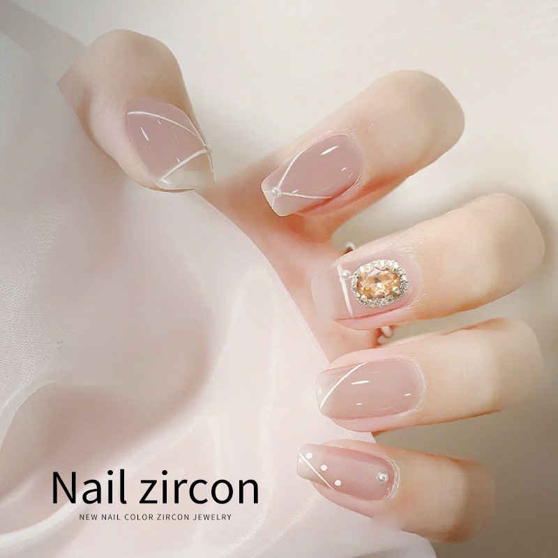 Breloques pour ongles en Zirco - Nail Art Oval avis et prix