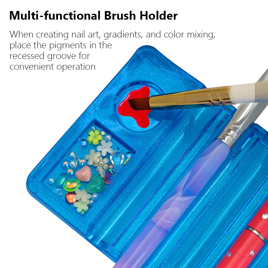 Porte-stylo polyvalent en acry - Nail Fan Brush avis et prix