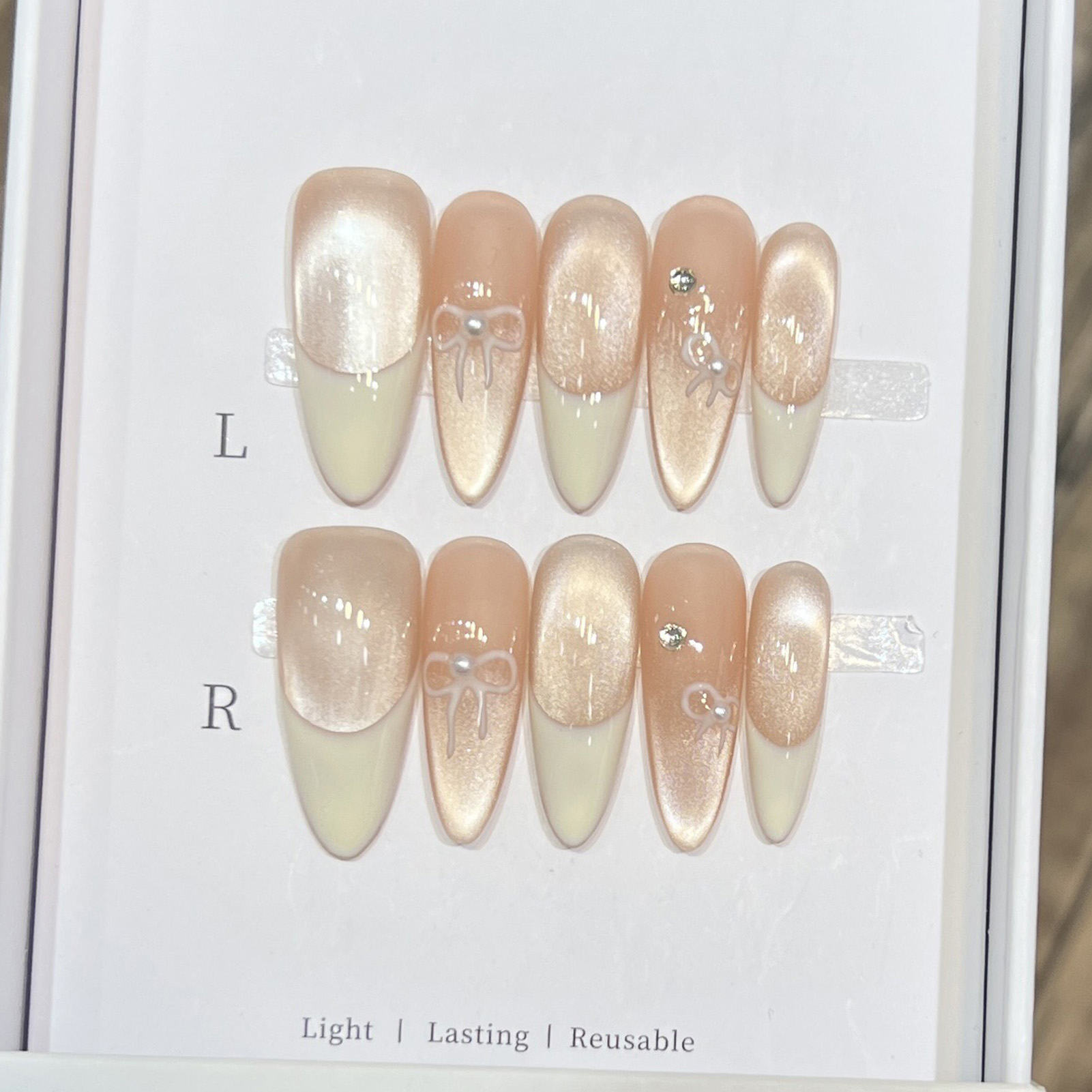 10 pièces amande brillant pres - Nail Art Wedding avis et prix