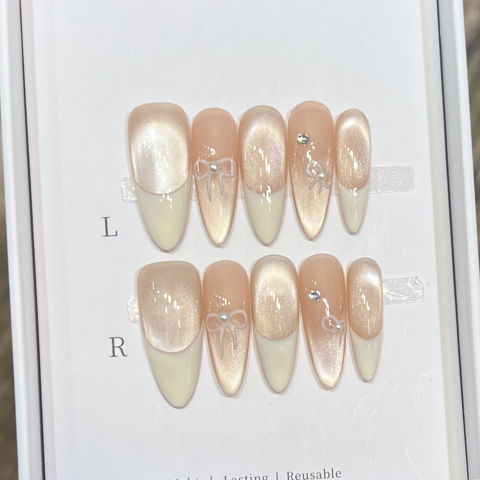 10 pièces amande brillant pres - Nail Art Wedding avis et prix