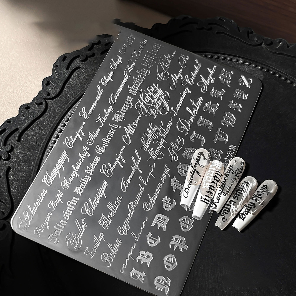 Plaque de stamping pour nail a - Nail Art Gothic avis et prix