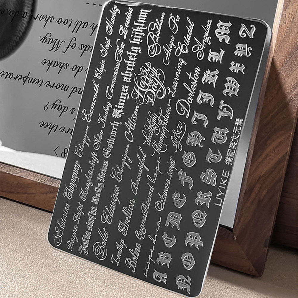 Plaque de stamping pour nail a - Nail Art Gothic avis et prix