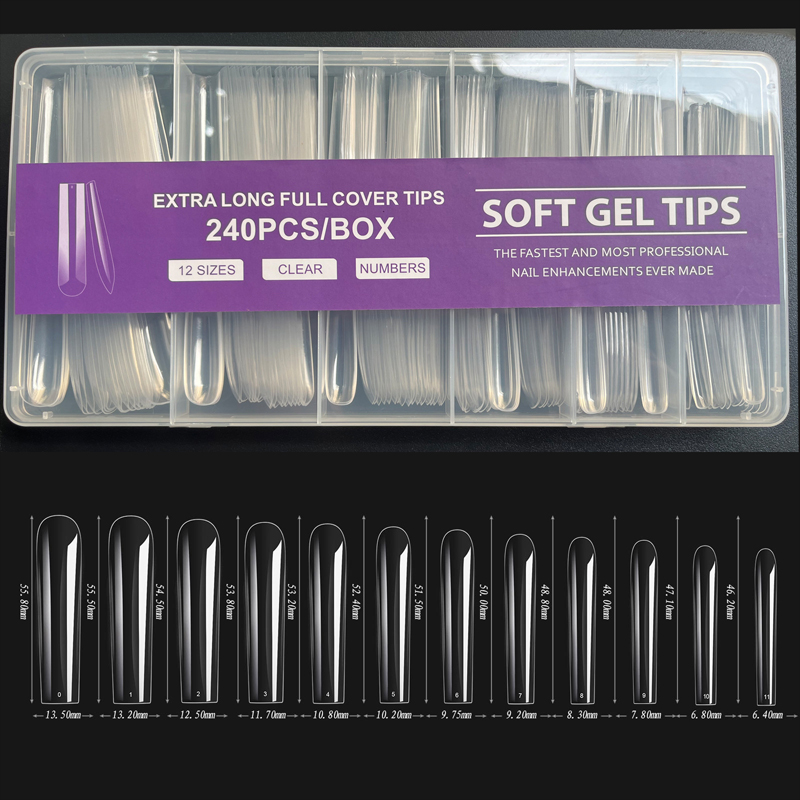 240 pièces XXL faux ongles Sup - Nail Art Xxl avis et prix