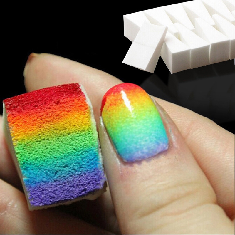 50/20 pièces blanc ongles épon - Nail Fan Brush avis et prix