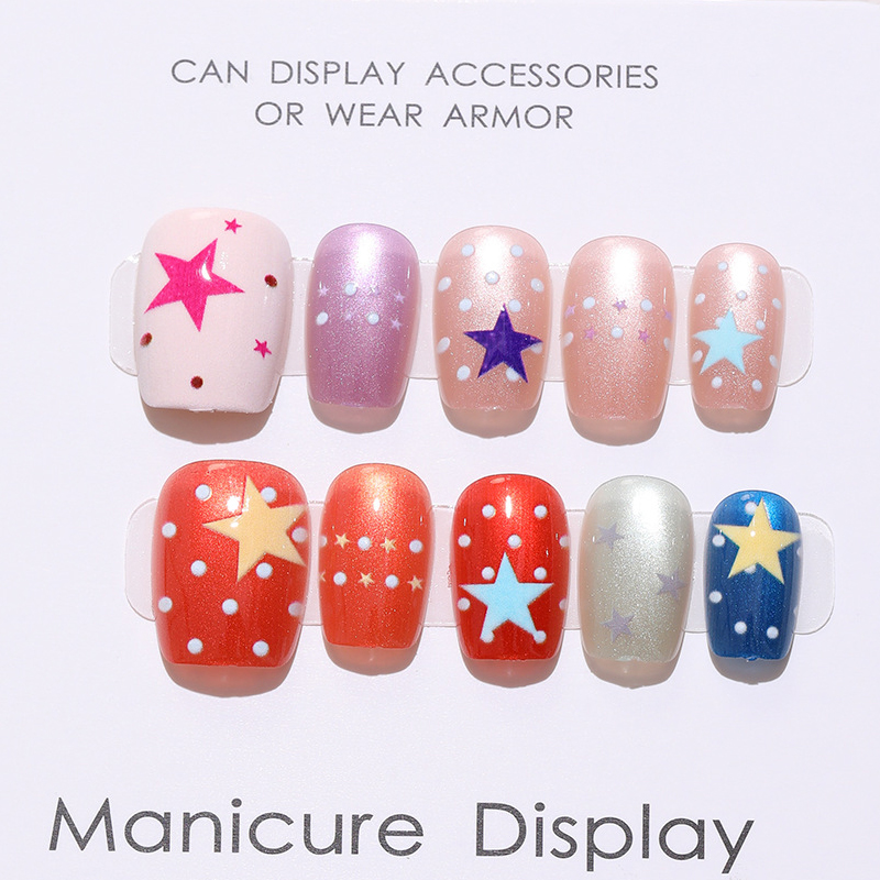 10 faux ongles coréens pour fe - Nail Art Eye Cat avis et prix