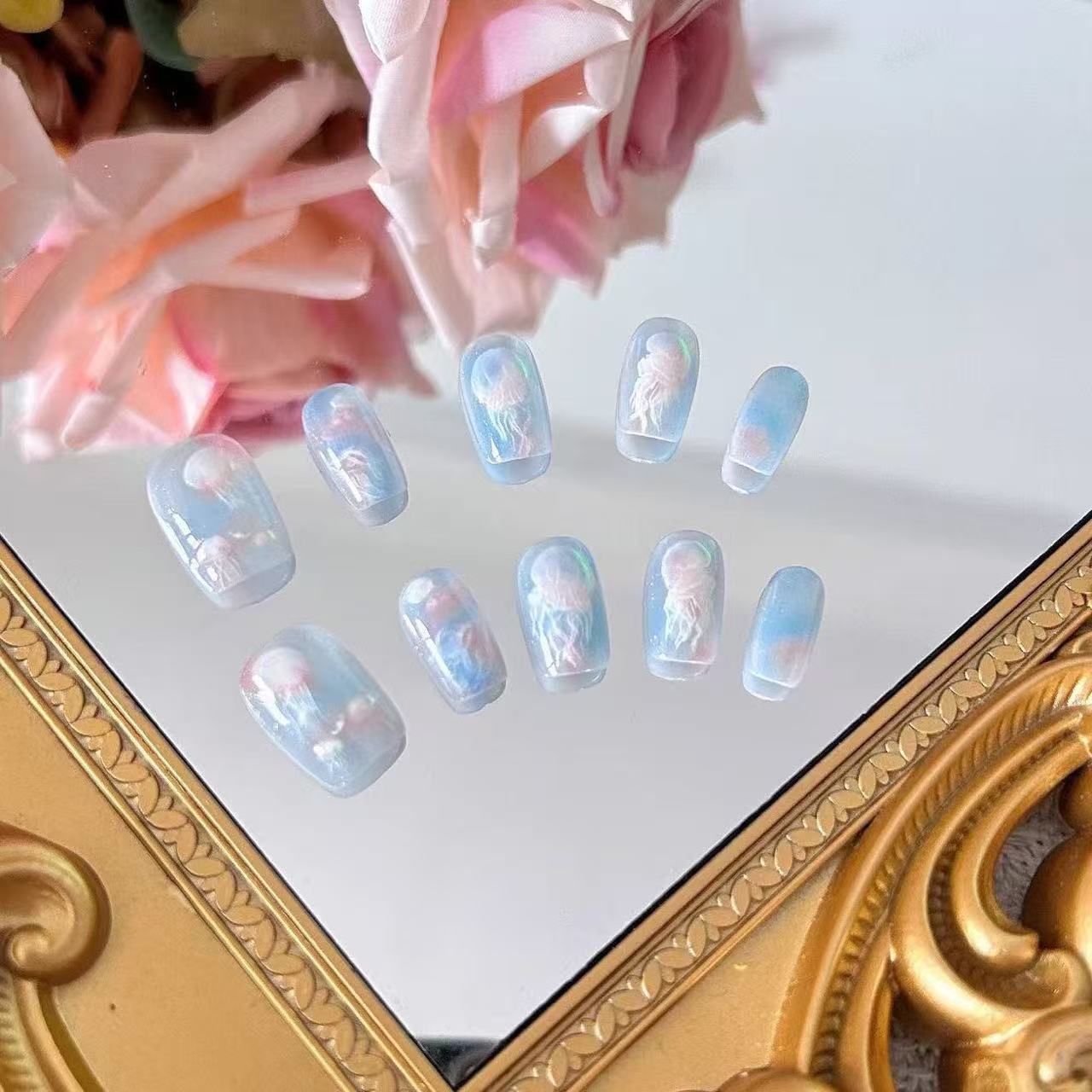 10 pièces femmes couleur médus - Nail Art Eye Cat avis et prix