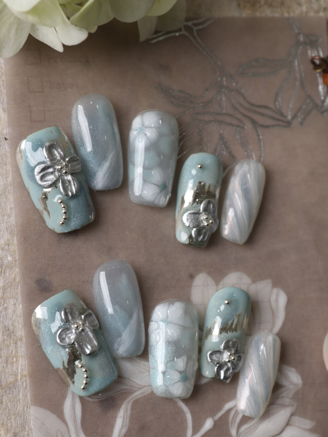 Lot de 10 faux ongles à presse - Nail Art Motif avis et prix