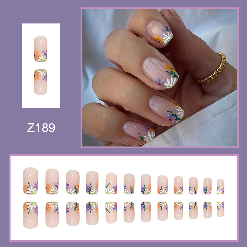 24 faux ongles carrés européen - Nail Art Motif avis et prix