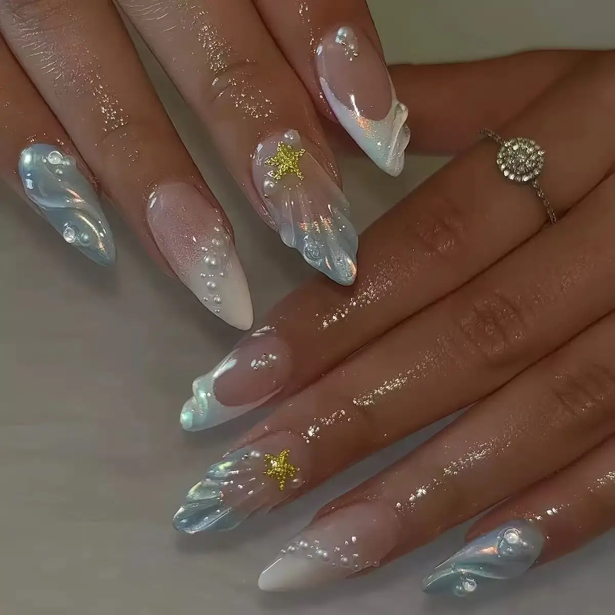Faux ongles français courts ov - Nail Art Oval avis et prix