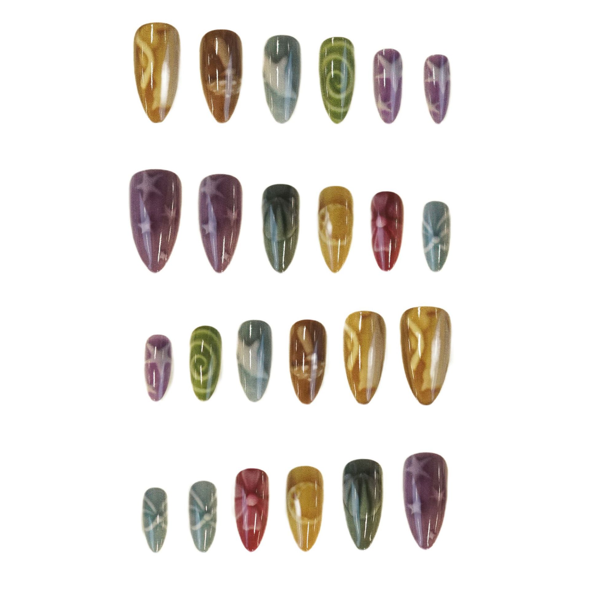 24 faux ongles en forme de nœu - Nail Art Full Motif avis et prix