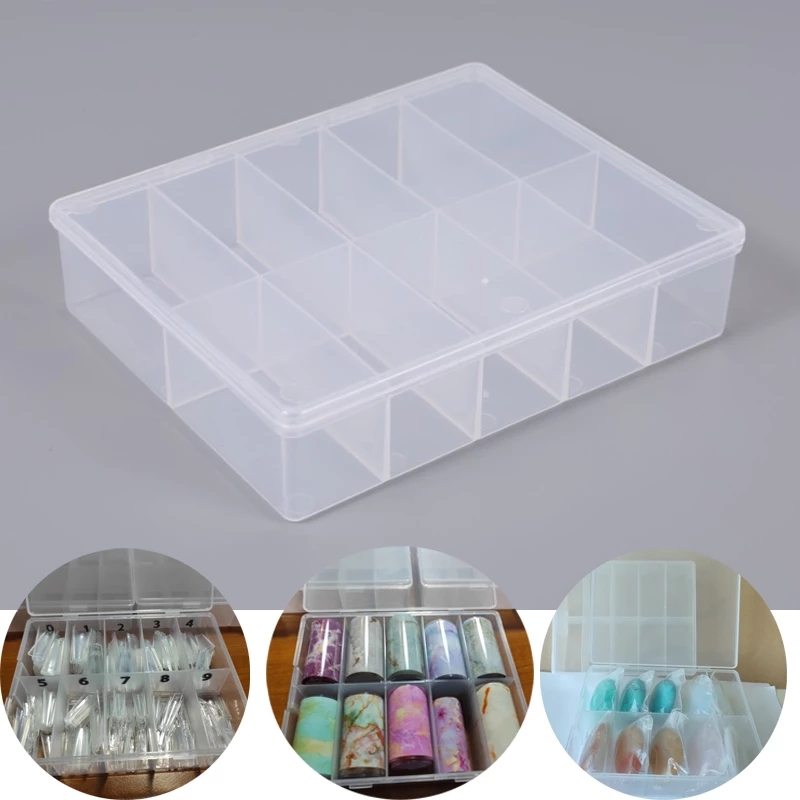 Boîte de rangement transparent - Nail Art Motif avis et prix