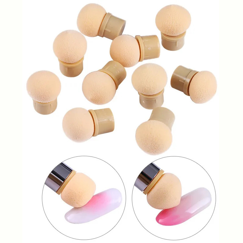 Têtes d'éponge rondes et point - Nail Fan Brush avis et prix