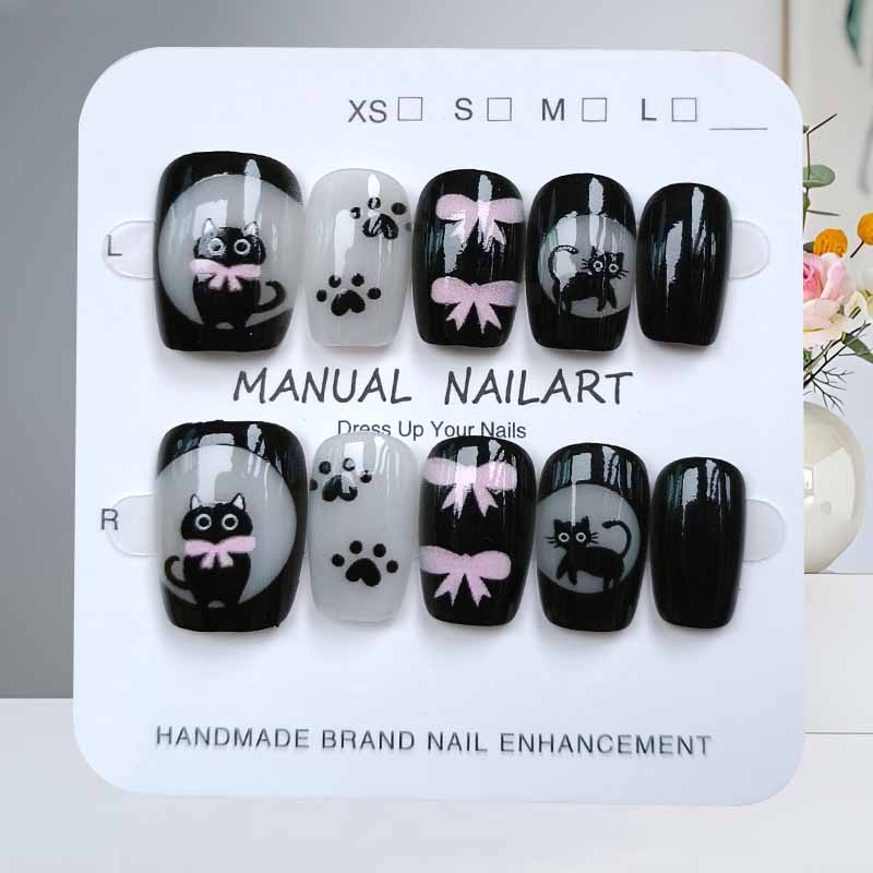 10 pièces dessin animé mignon  - Nail Art Eye Cat avis et prix