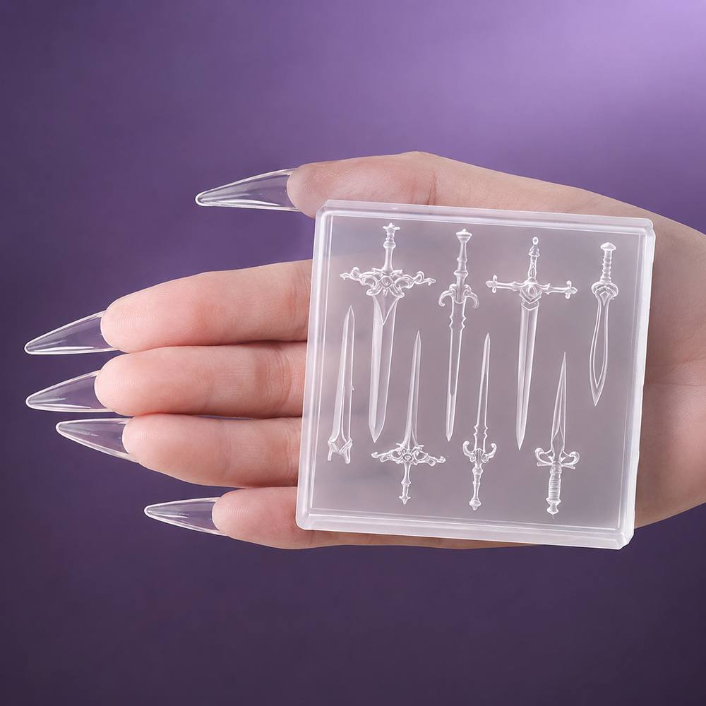 1 pièce Mini moule à ongles en - Nail Art Gothic avis et prix