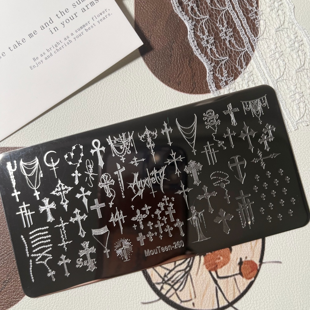 MouTeen259 Plaque de stamping  - Nail Art Gothic avis et prix