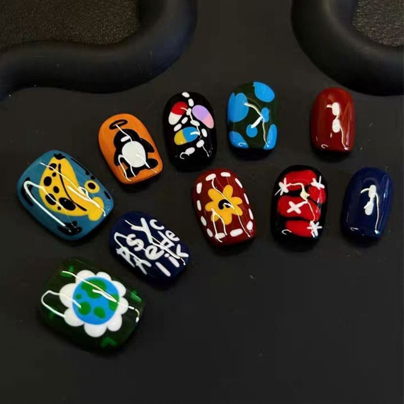 10 faux ongles courts ovales p - Nail Art Oval avis et prix